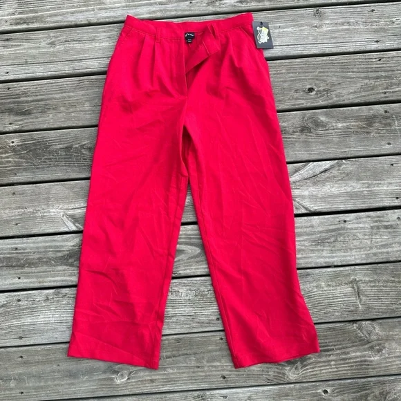 Art Class Bold Red Trousers - Picture 1 of 3